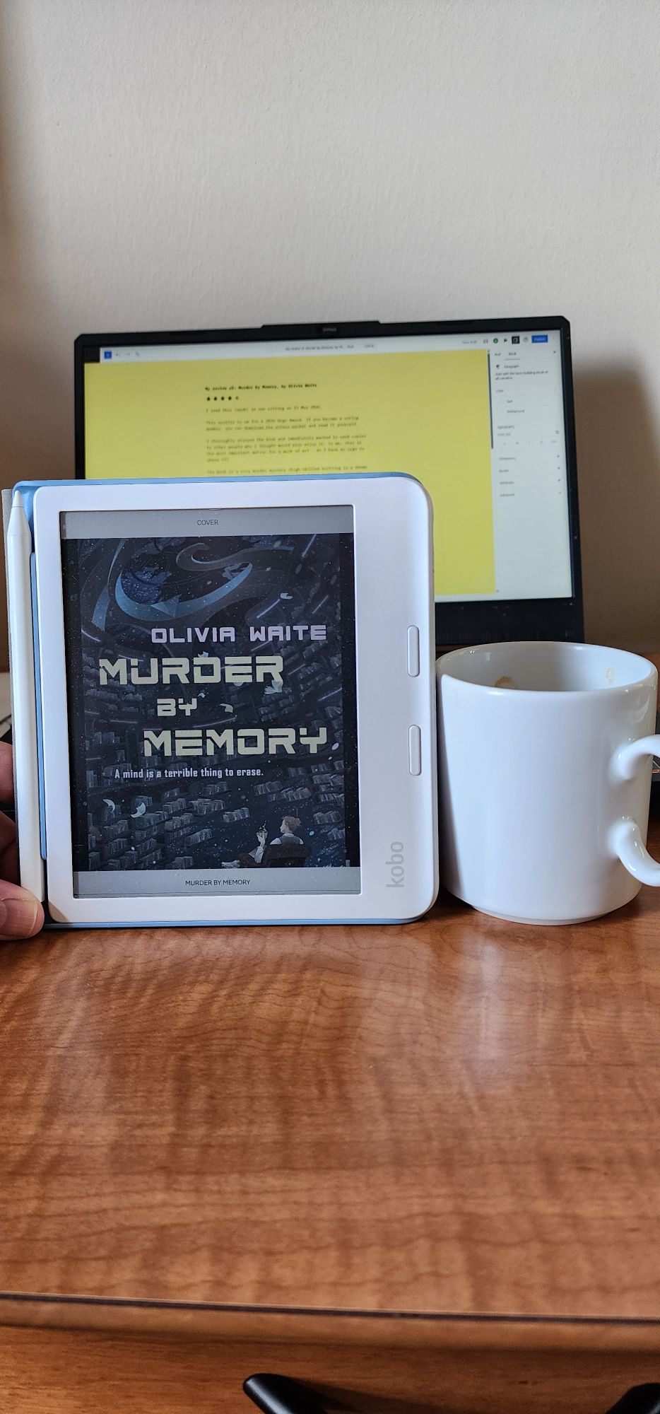 My review of: Murder by Memory, by Olivia&nbsp;Waite